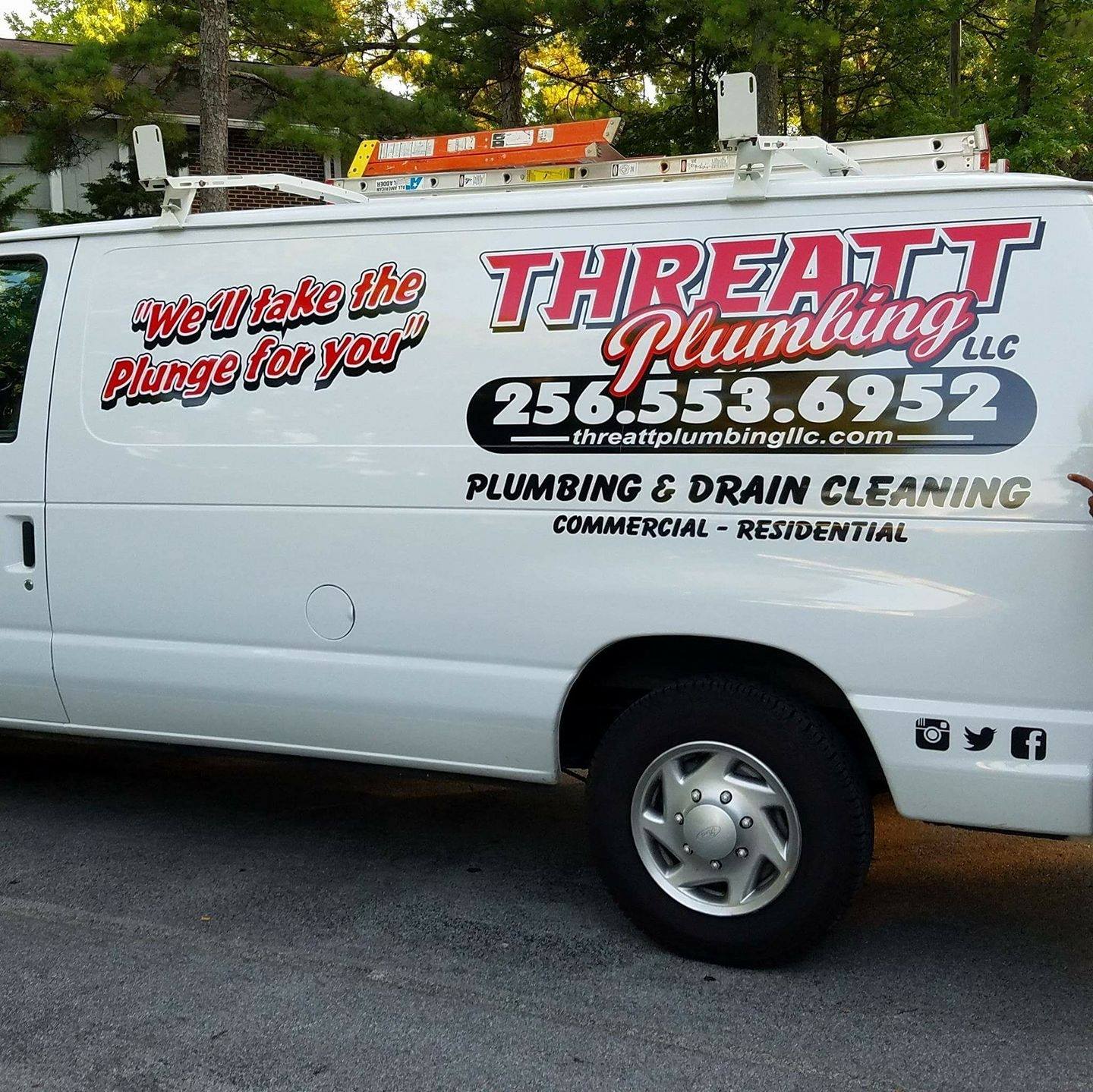 Threatt Plumbing LLC service van