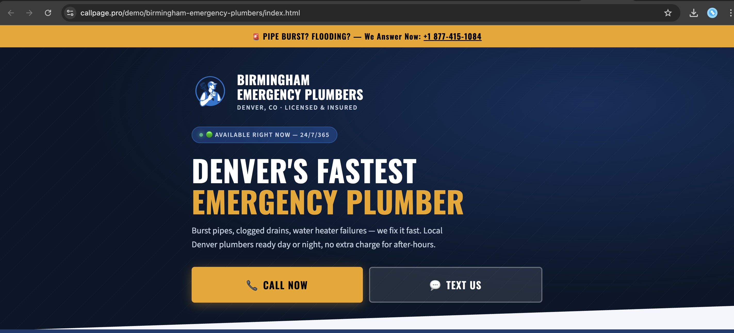 Birmingham Emergency Plumbers